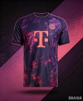 26‑27 Bayern Munich Fans Football Jersey Shirt, Summer New 3D Print Sports T‑Shirt, Training Breathable Quick‑Drying Sweatshirt 160
