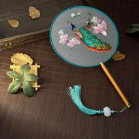 Handheld Embroidery Fan Chinese Style Silk Fan Classical Chinese Style Fan  Home Decor 3
