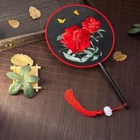 Handheld Embroidery Fan Chinese Style Silk Fan Classical Chinese Style Fan  Home Decor 2