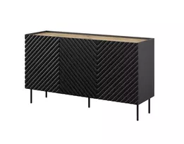 3D2SZ ONDA komoda 150x45x85 juodas