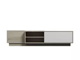 Cama TV spintelė SIGMA1 180 sonomos ąžuolas/baltas blizgus