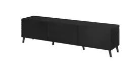 Cama RTV NOVA Spintelė 186x40x48 mat juodas