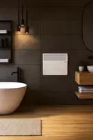 N'OVEEN CH3350 1000W elektrinis konvektorinis šildytuvas su termostatu, sieninis / nešiojamas