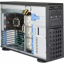 Supermicro SC745 BAC-R1K23B-SQ – serverio korpusas – 4U – Full Tower – juodas