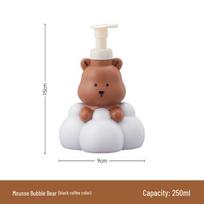 Spaudžiamo tipo putojanti putėsio buteliukas: Didelės talpos prausimosi putų ir dušo želė dozatorius brown