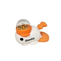 Dog food Feeder Cartoon Duck Design Pet Snack Puzzle Feeder Anti-Slip Puppy Automatic Dog Cat Food Dispenser Toy Dog  Accessory orange