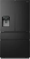 Šaldytuvas Hisense RF728N4SBFE šalia šaldiklio, laisvai pastatomas, 560 L, juodas