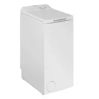 INDESIT BTW L60400 EE/N Skalbimo mašina su viršutiniu pakrovimu, energijos klasė D, 6 kg, 1000 aps./min., gylis 60 cm