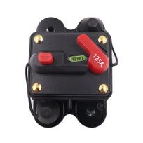 30A-300A automobilio garso grandinės pertraukiklio saugiklio atstatymas 12V-48V DC Pasirenkamas automobilinis valtis Automatinis atsparus vandeniui 40A - 80A 100A 120A 150A 200A 250A gray