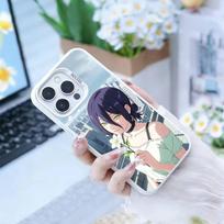 R-Reze C-Chainsaw Man Phone Case For iPhone17, 16,15,14,13,12 Pro Max Black Candy Matte Shockproof Cover iPhone17 gray