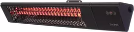 Infraredinis šildytuvas SUNRED PRO25W-SMART, sieninis trikampis tamsus, 2500 W, juodas, IP55
