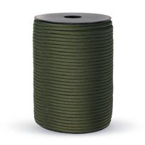 100M 550 Karinio standarto 9 gyslų Paracord virvė 4 mm Lauko parašiuto virvė Išgyvenimo skėčio palapinės dirželis Stovyklavimo diržas black