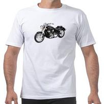 Classic Japanese Motorcycle Fans VTX 1800 Gr S Tshirt Fashion Funny High Quality Printing 100 Cotton Roundneck European Size L white
