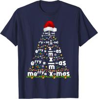 Math Equation Merry Xmas Season Teacher Christmas Unisex T-Shirt XL