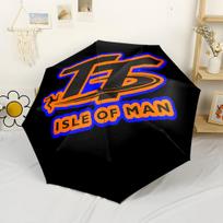 Isle Of Man Tt Races 2013 Portable Automatic Umbrella Sturdy 8-Rib Shaft Durable Plastic & Iron Travel Essential Fashionable Accessory