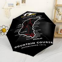 Isle Of Man Tt Races 2013 Portable Automatic Umbrella Sturdy 8-Rib Shaft Durable Plastic & Iron Travel Essential Fashionable Accessory