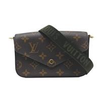 [Pre-Owned] Multi Pochette Accessoires Felicie Stylish Versatile Portable Classic Monogram Canvas Three-In-One Combination Bag Coi - Very Good #ZNUQL2 ONE SIZE gray