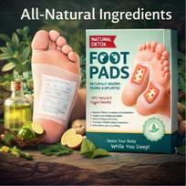 TWIREN Herbal Foot Detox Pads for Toxin Removal | Pain Relief Foot Patches for Feet Cleansing | Natural Ingredients for Sleep Aid | Overnight Use white