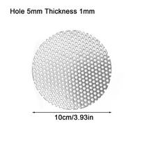1 mm 304 nerūdijančio plieno perforuoto tinklelio filtro plokštelė, sūkurinio nutekėjimo dangteliai, metaliniai nutekėjimo dangteliai, augalų atramų apsauginis kilimėlis
