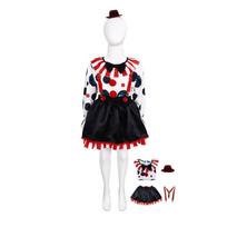 Terrifier Clown Cosplay Outfit For Halloween Party Performance With Durable Polyester For Kids And Adults Female Suit,130 black