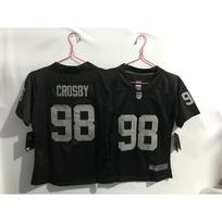 Kids NFL Las Vegas Raiders Football Jersey Embroidered 2 Jean Ty Or 89 Bowers Official Style Youth Sportswear 98 Black CROSBY
