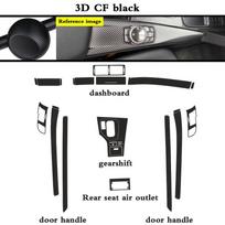for BMW 5 Series E39 1995-2003 Interior Central Control Panel Door Handle 5D Carbon Fiber Stickers Decals Car Styling Accessorie right hand drive