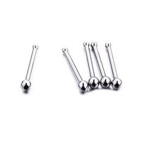 Titanium Stainless Steel Nose & Ear Studs - Invisible Mini Ball Cartilage Piercing 2.0mm white