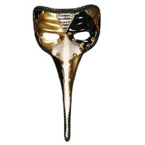 International Plague Doctor Mask Long Nose Mask Scary Mask Halloween Mardi Gras Masqurade Mask Venatian Mask Party Mask juoda