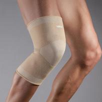 1Pc Elastic Thermal Knee Brace Support for Running Cycling Sports 7604 Pain Relief Comfortable Fit XL beige