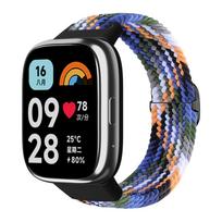 Strap for Xiaomi Redmi Watch 3 active Straps accessories sport Nylon Braided Breathable Replacement Correa for Redmi 3 Lite band Redmi watch 3 Lite gray