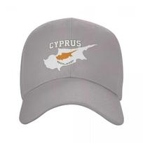 Baseball Cap Cyprus Flag Cypriots Fans Country Map Wild Sun Shade Peaked Adjustable Outdoor Caps For Unisex Women One Size white