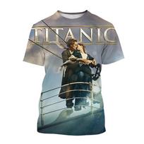 Titanic Movie 3D Printed T-Shirts Men Women Casual Fashion Streetwear Oversized Short Sleeve T Shirt Male Tees Tops Man Clothing 4XL gray