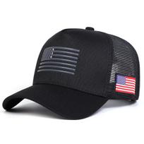Unisex Amerikos Vėliavos Siuvinėjimo Beisbolo Tinklinės Kepurės Pavasario Ir Vasaros Lauko Reguliuojamos Atsitiktinės Kepurės Apsauginė Nuo Saulės Kepurė Sportinė Kepurė juoda