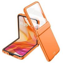 Motorola Razr 50 Ultra PC Case with Glass, Orange
