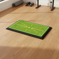 Golf Swing Strike Practice Mat Shock-Absorbing for Driving Range, Golfers green