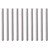 10Pcs Smooth 3mm Diameter Dowel Pins 28/30/35/40/45/50mm Length Stainless Steel Bunk Bed Pins Flat Chamfered End 3x45mm