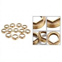 Faucet Cartridge Retainer Nut 35mm for Standard Tap Valve Assemblies Suitable for Kitchen Bathroom and Utility Sink Faucets China Mainland beige