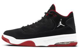 Jordan Max Aura 2 Black Gym Red Men's Sneakers 42 black