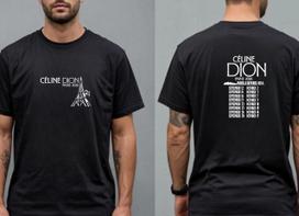 Celine Dion Paris 2026 Fan Tour Gift T-shirt Men Women 2026 Summer New Fashion Men's T-shirt Pop music Streetwear Hip Hop Tee XXXL