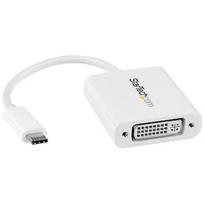 Startech USB-C TO DVI ADAPTER - WHITE USB-C DVI VIDEO CONVERTER-WHITE CDP2DVIW