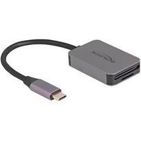 Delock USB Type-C Card Reader for SD or Micro SD memory cards, grey card reader 91009