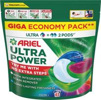 Ariel Skalbimo kapsulės Ariel Ultra Power Color+, 45 vnt.