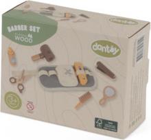Dantoy - Barber play set in wood, 8 pcs. (5711)