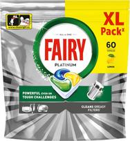 Fairy Indaplovių kapsulės Fairy PLAT Lemon, 60 vnt.