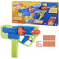 Nerf N Series Sprinter elektrinis šautuvas su 16 N1 šovinių, žaidimas vaikams viduje ir lauke, 8+ metų, F8625, autentiškas blue