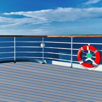 Non-Slip Self-Adhesive EVA Foam Decking Sheet, 240x60cm (95 x24 ), Gray Blue Stripe Faux Teak Marine Mat for Boat Floor, Yacht šviesiai pilka spalva
