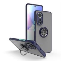 Finger Ring Holder Case for Huawei P30 Pro P40 P20 Pro Matet 20 Honor 30 40 Nova 6 7 8 8i Matte Auto Focus Silicone Phone Cover Y9 S (9X Pro) gray