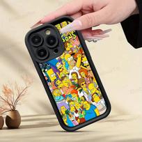 Animacinis The S-Simpsons dėklas telefonui IPhone 11 12 13 14 15 16 17 Pro Max Plus Atsparus smūgiams Apsauginis dėklas iPhone 12