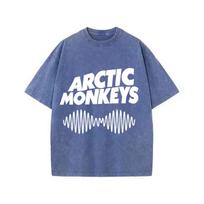„Arctic Monkeys“ įkvėpti marškinėliai – albumų sąrašas „Doodle Print“ vintažiniai marškinėliai Vyriški, moteriški „Hip Hop Punk“ trumpomis rankovėmis marškinėliai Gatvės drabužiai 5XL įvairiaspalvis