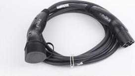 No Name Evaka EV Charging Cable Type 2-Type 2, 22 kW, 32 A, 5 x 6 mm2, 1 x 0.5 mm2, 5 m | ITGAM3871 | Black